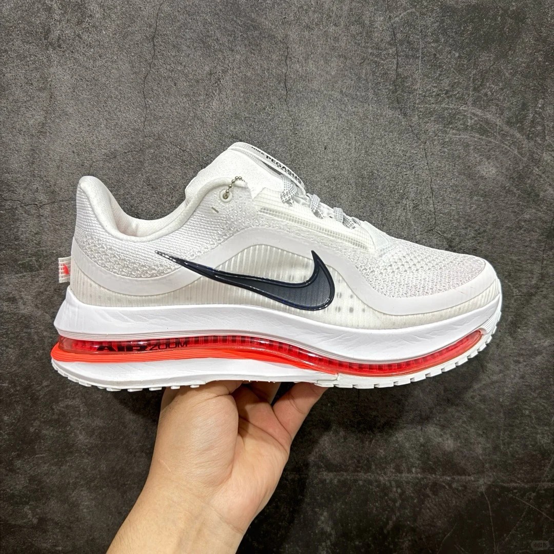 Pegasus Premium Summit White Bright Crimson Running Shoes Men HQ2592-101