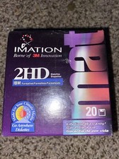 Imation MF2HD 3.5 High Density Floppy 1.44 Di...