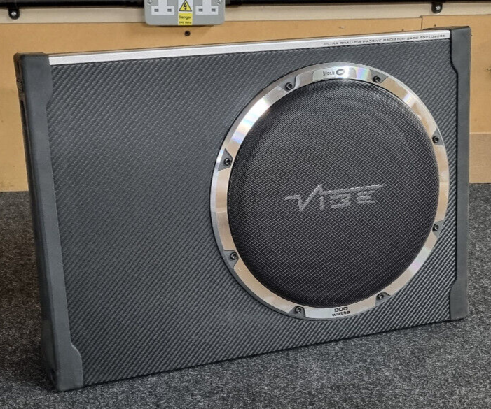 VIBE BLACKAIRT12S-V6: Black Air Slimline 12 inch Passive Radiator ...