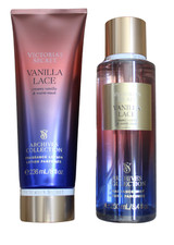 Victoria's Secret VANILLA LACE Body Mist and Cream Set - Ships Free