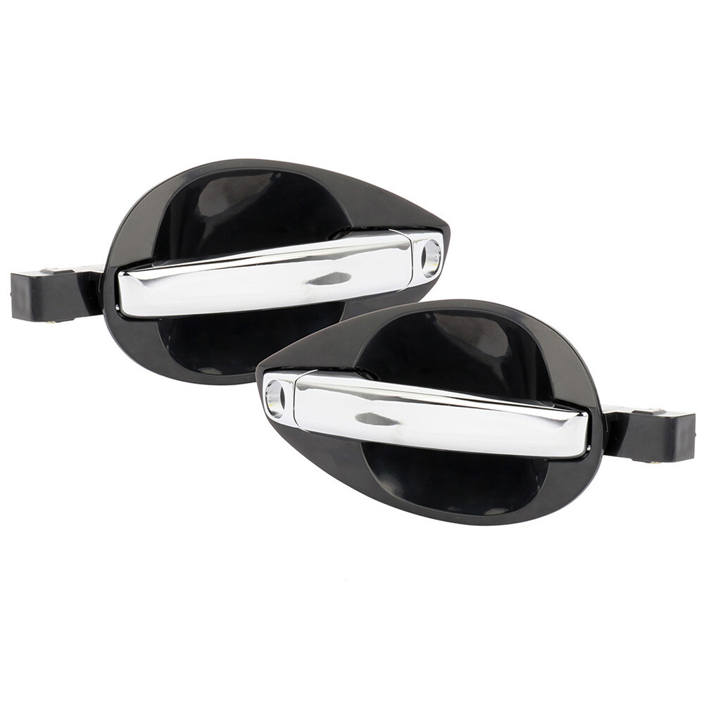 Pair Of Black Outside Door Handles For 2003-2008 Hyundai Tiburon (Left & Right)