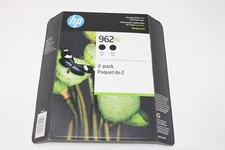 BRAND NEW!! GENUINE HP 962XL (3JB35BN) Black Toner Cartridge - 2 Pack  12/2026