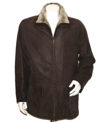 Trapper Herren Echt Leder Jacke! MEGA SCHICK! GEFÜTTERT! TOP! Gr.52 - Bild 1 von 4