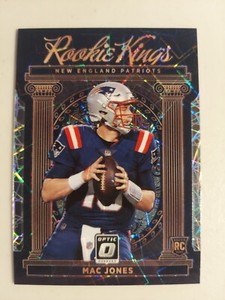 2021 Donruss Optic Mac Jones Rookie Kings Lazer Prizm RC #RK-6 Patriots 