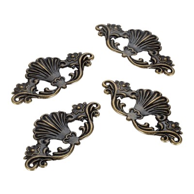dophee 4Pcs Decorative Corner Cover Protector Corner Brace, Vintage Style Hol...