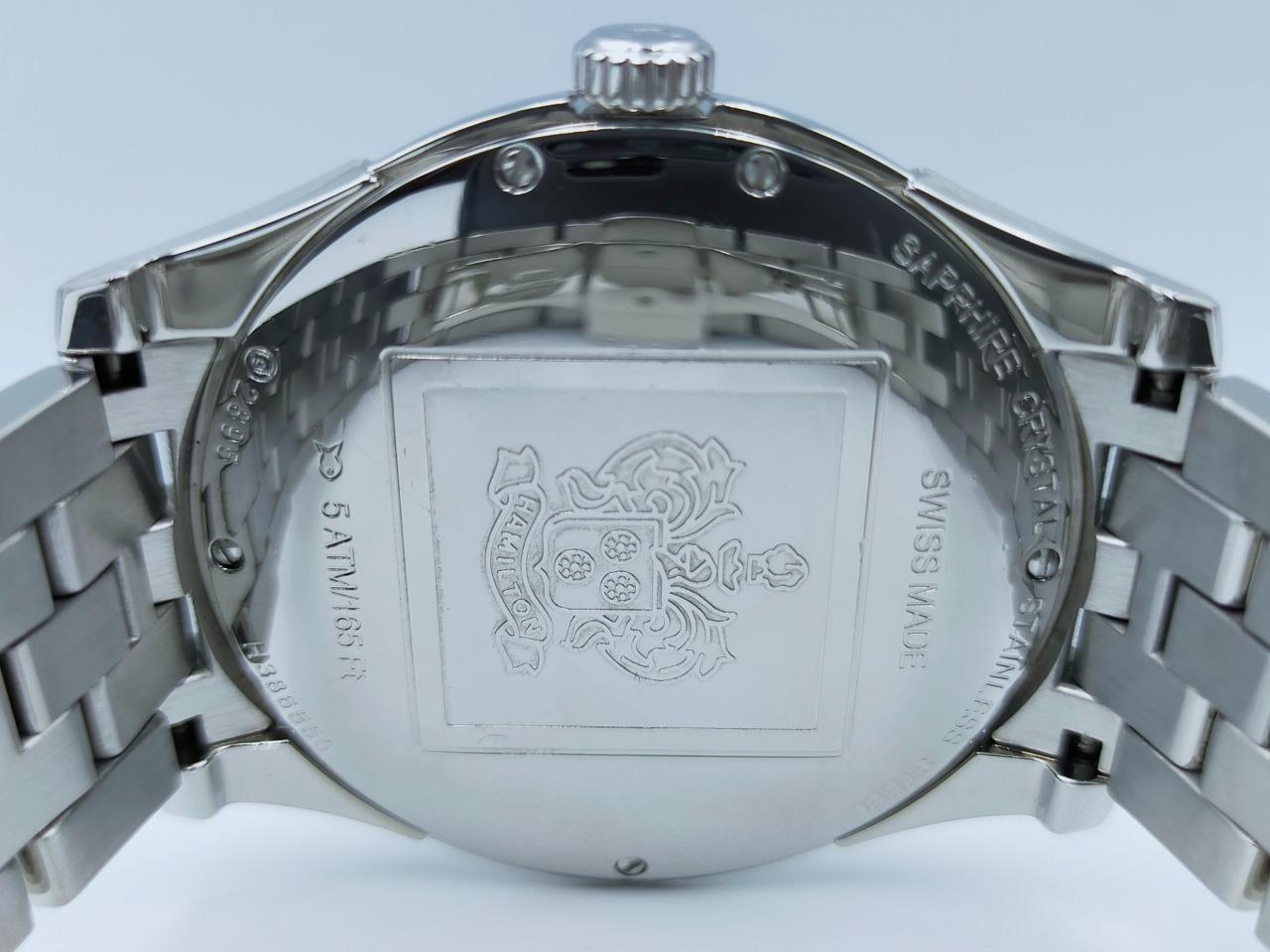 Authentic Hamilton Jazzmasteer Small Second Steel… - image 8