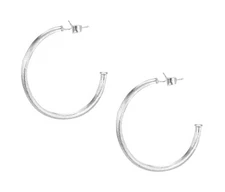 Sheila Fajl Petite Favorite Hoop Earrings in Silver Plated
