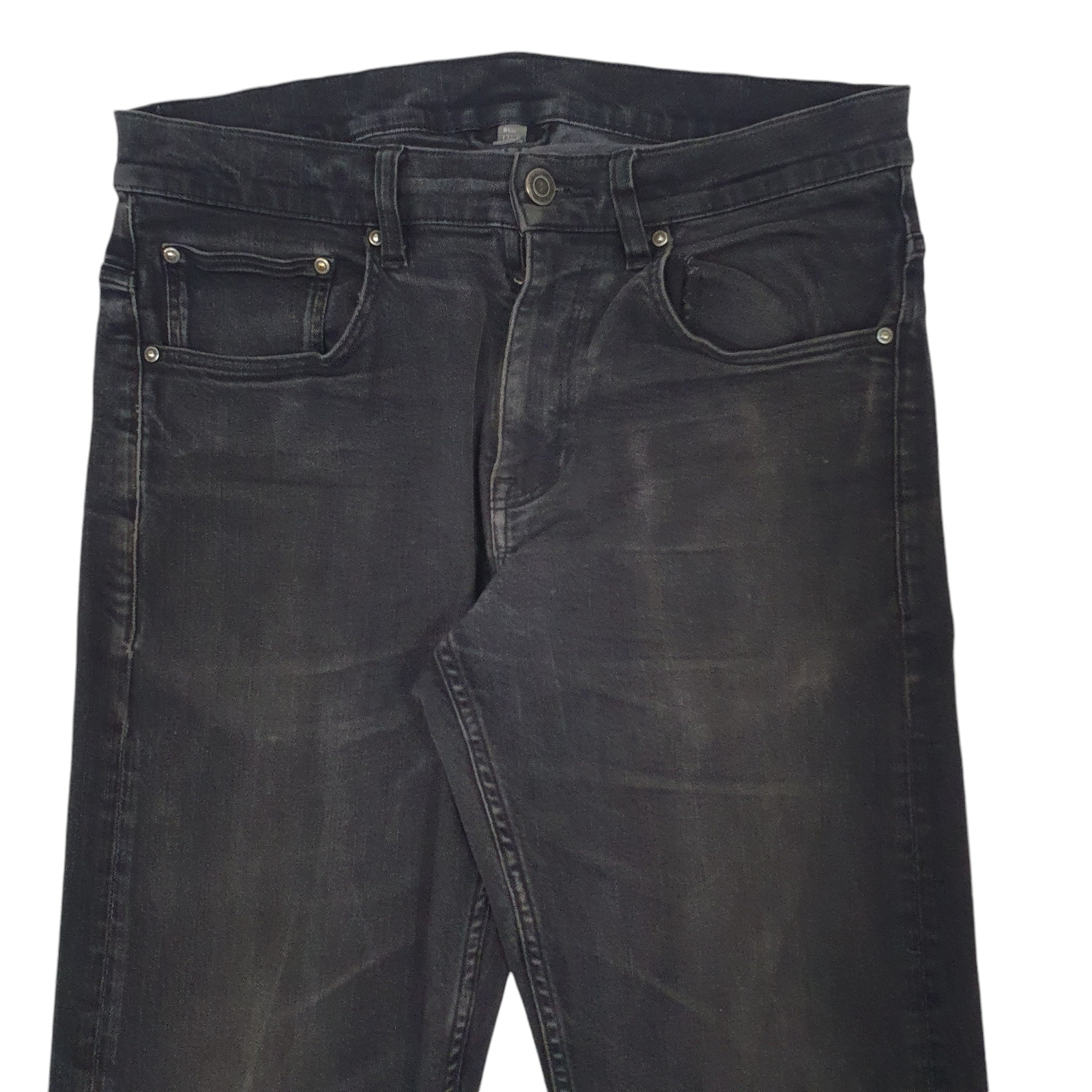 ASOS Casual Jeans Regular Fit Black Denim Trousers Mens W32 L29 image 2