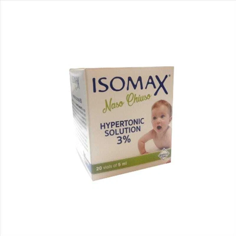 Coswell Isomax Soluzione Ipertonica 3% Naso Chiuso 20 Flaconcini Da 5 ml