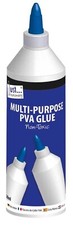 500ml PVA Glue White Multi-Purpose Non-Toxic Arts Crafts Kids Home School Fun