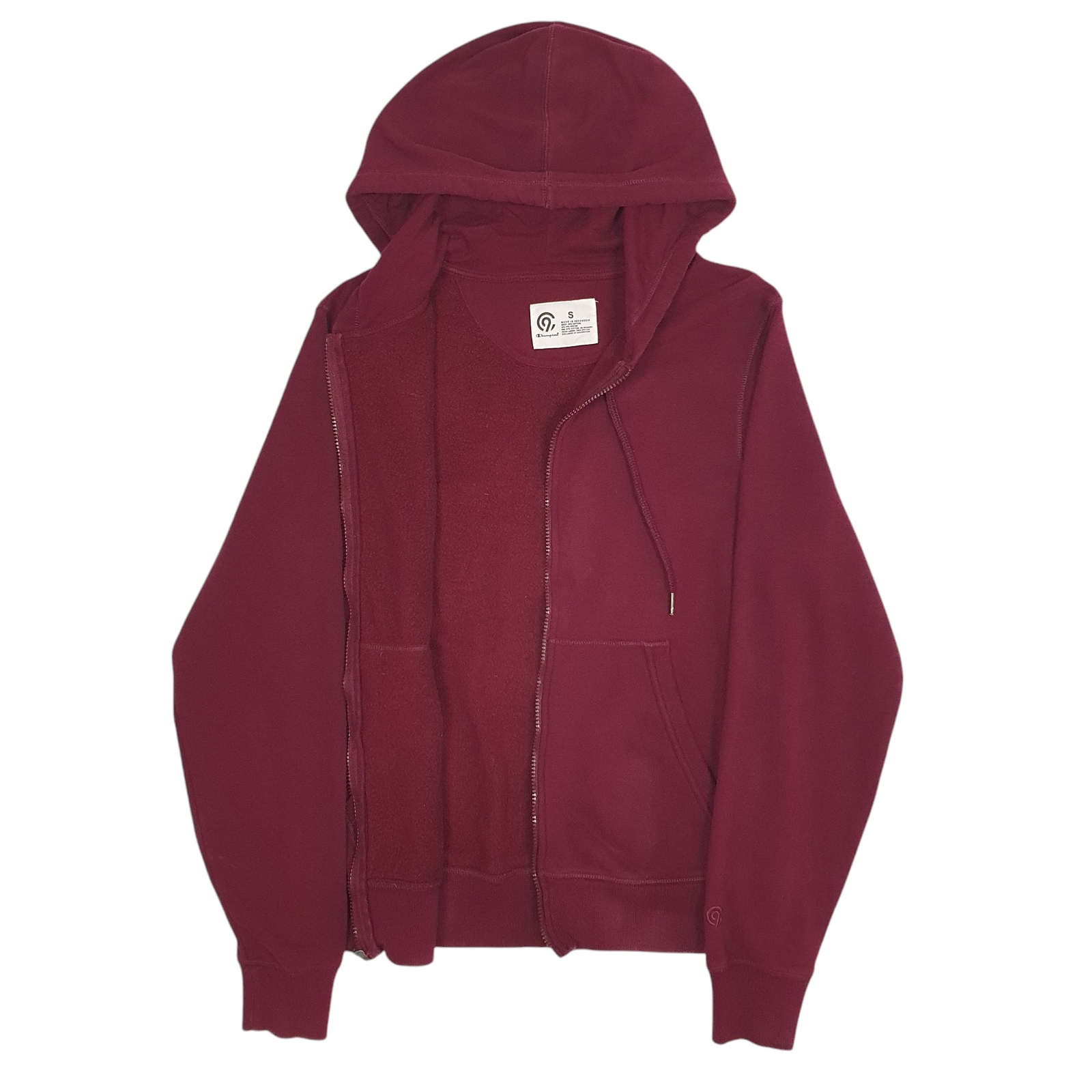 CHAMPION Full Zip Cotton Blend Jumper Sweatshirt Mens S image 3