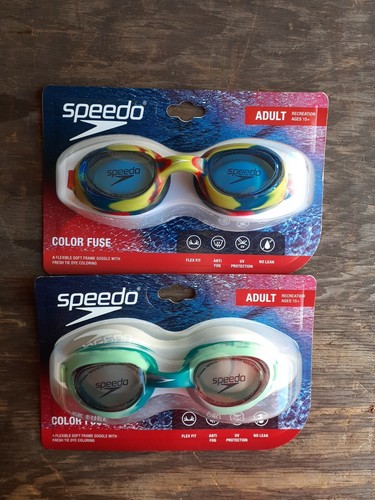 Menge 2 NEUE Speedo Color Fuse Erwachsenenbrille