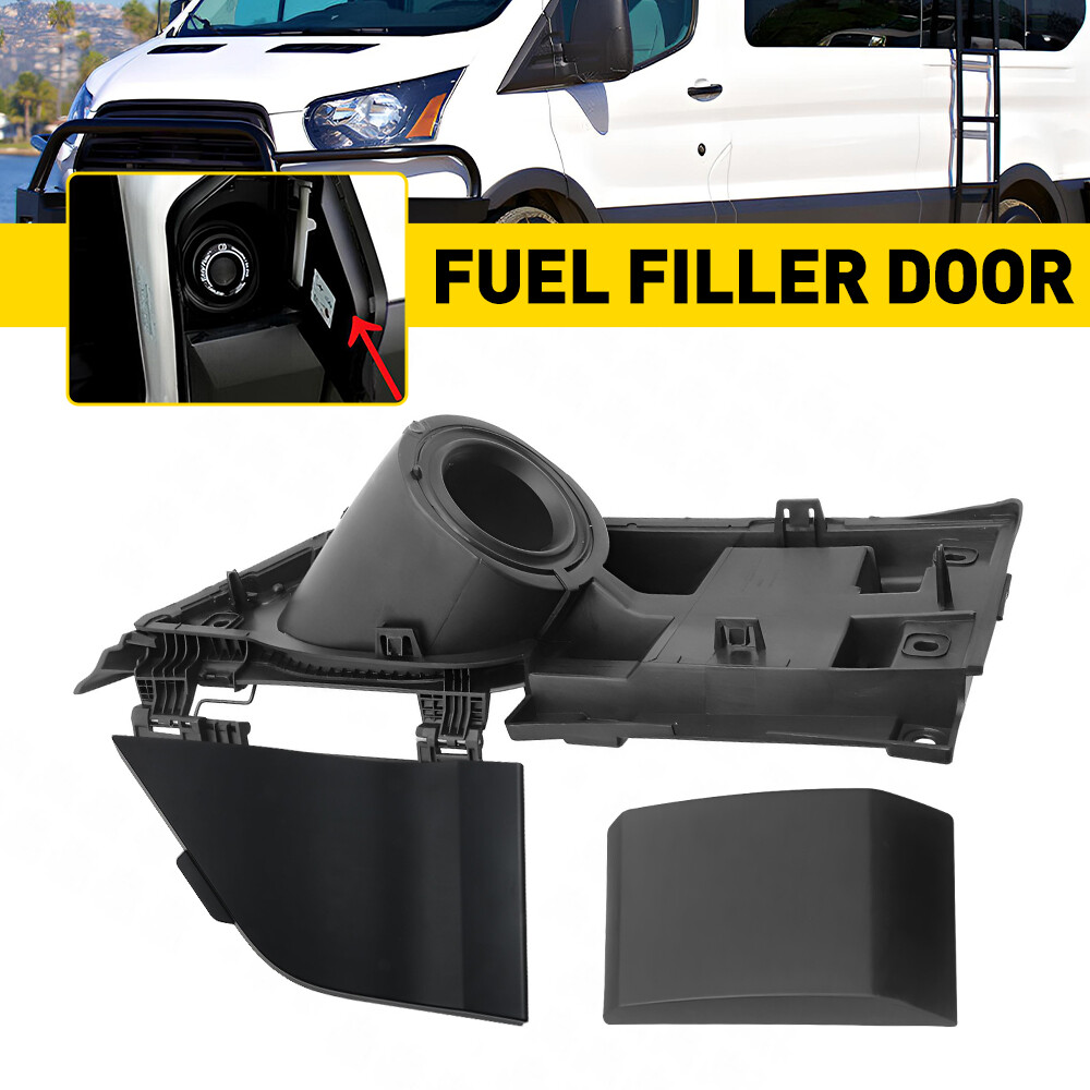 Fuel Filler Door Housing +Gas Cover For Ford Transit Van 150 250 350 15-19 White - Foto 5