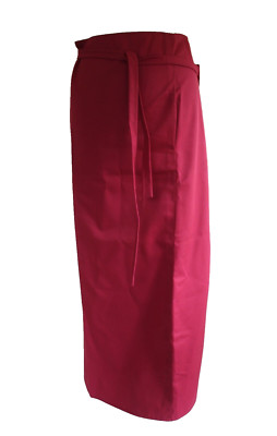 Pre-binder apron with handle bistro apron 100x95 cm gastronomic profession burgundy 914