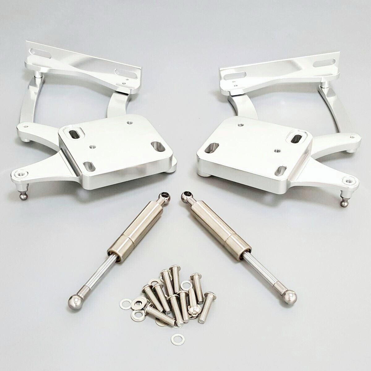 Billet Aluminum Hood Hinges Kit for 19671969 Ford Mustang Hinge Left