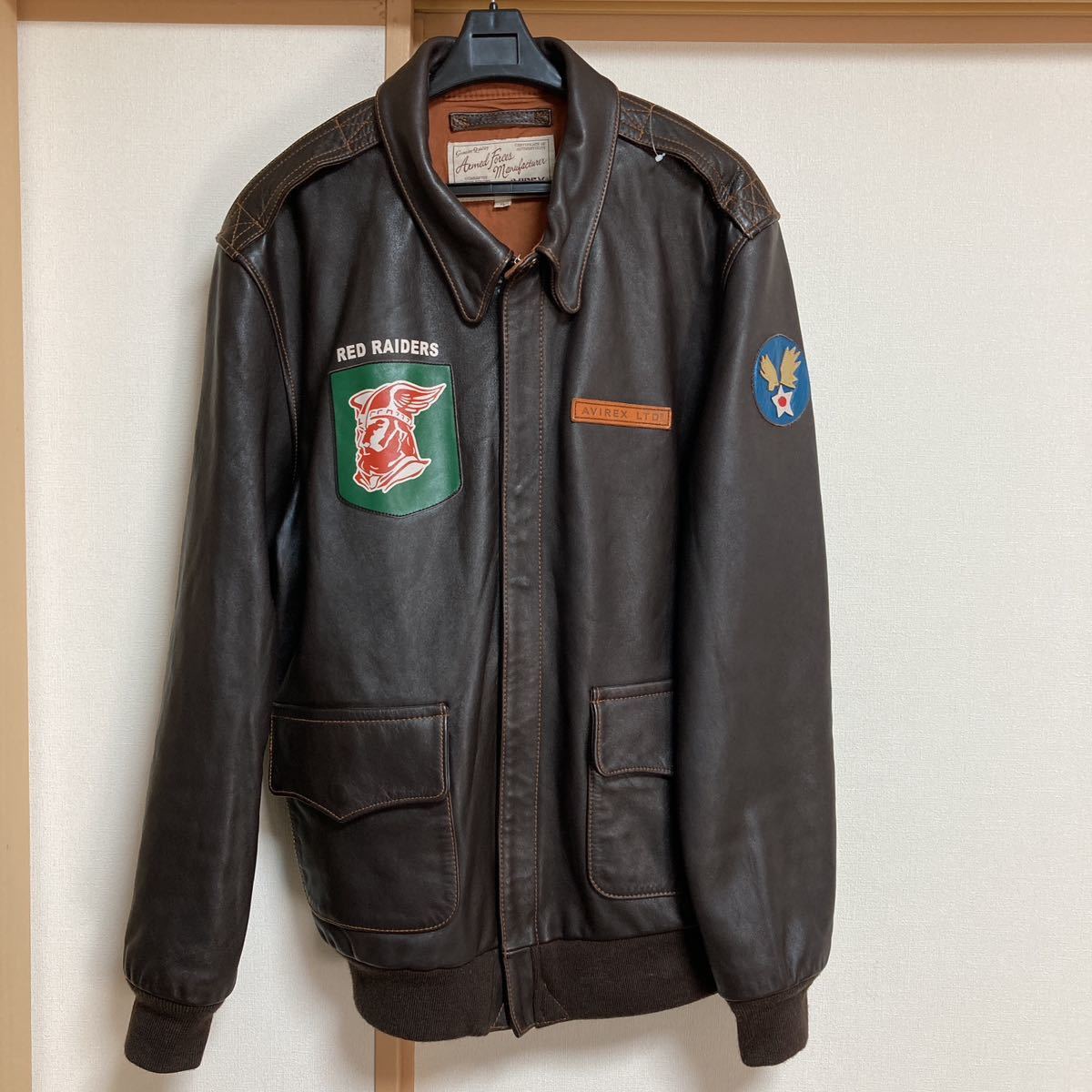Vintage Avirex A-2 Leather Jacket Flight Jacket Sweet Dream Vintage Avirex A-2 Leather Jacket Flight Jacket Sweet Dream