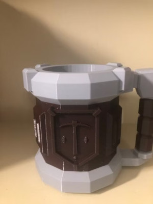 DIY/RAW Deep Rock Galactic Inspired Fan Art 3D Printed 2 Colors Coozy