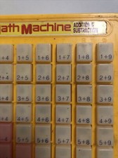Magic Math Machine Addition And Subtraction Vintage 1966 Lanard Toys Made Macau