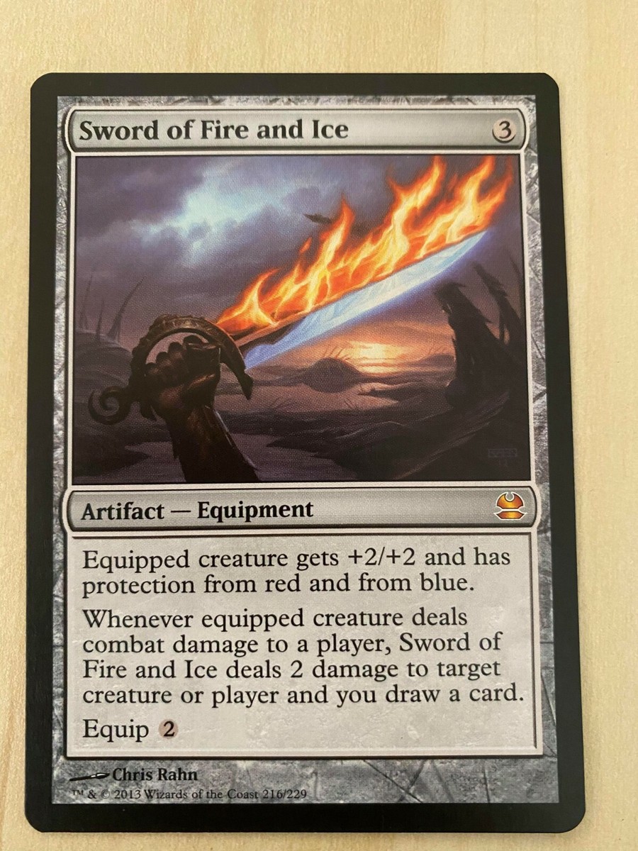 Sword of Fire and Ice Modern Masters MTG Near Mint / Mint