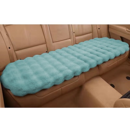 Fake Rabbit Fur Winter Car Seat Cushion Front Rear Seat Cover Thick Plush Soft - Picture 14 of 36