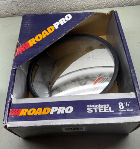 8.5" Round Convex Mirror Pair Stainless Steel Offset Stud W - Foto 13