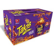 Takis Fuego Tortilla Chips, 1 Ounce 46 Pack 2 Pack