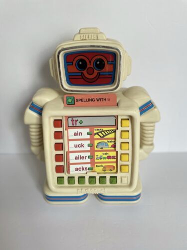 Vintage Playskool Alphie II (2) Educational Robot With Card - Picture 1 of 2