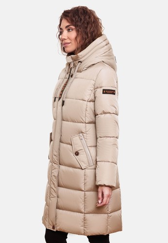 Marikoo Donna Giacca Invernale Trapuntato Anorak Parka Caldo Cappotto Cappuccio - Imagen 8 de 72