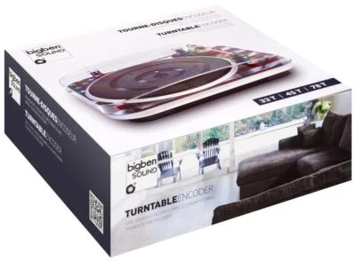 Bigben Interactive - Plattenspieler TD120 - USA USB Cinch MP3 Encoder 33/45/78