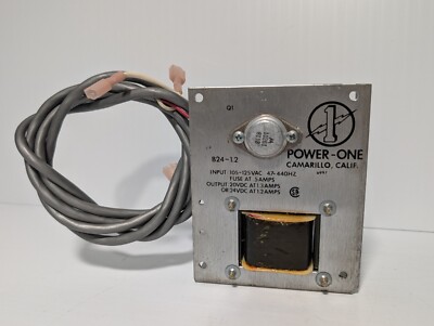 Power-One B24-1.2 Power Supply Input 105-125-Volt AC, Output 20/24-Volt DC