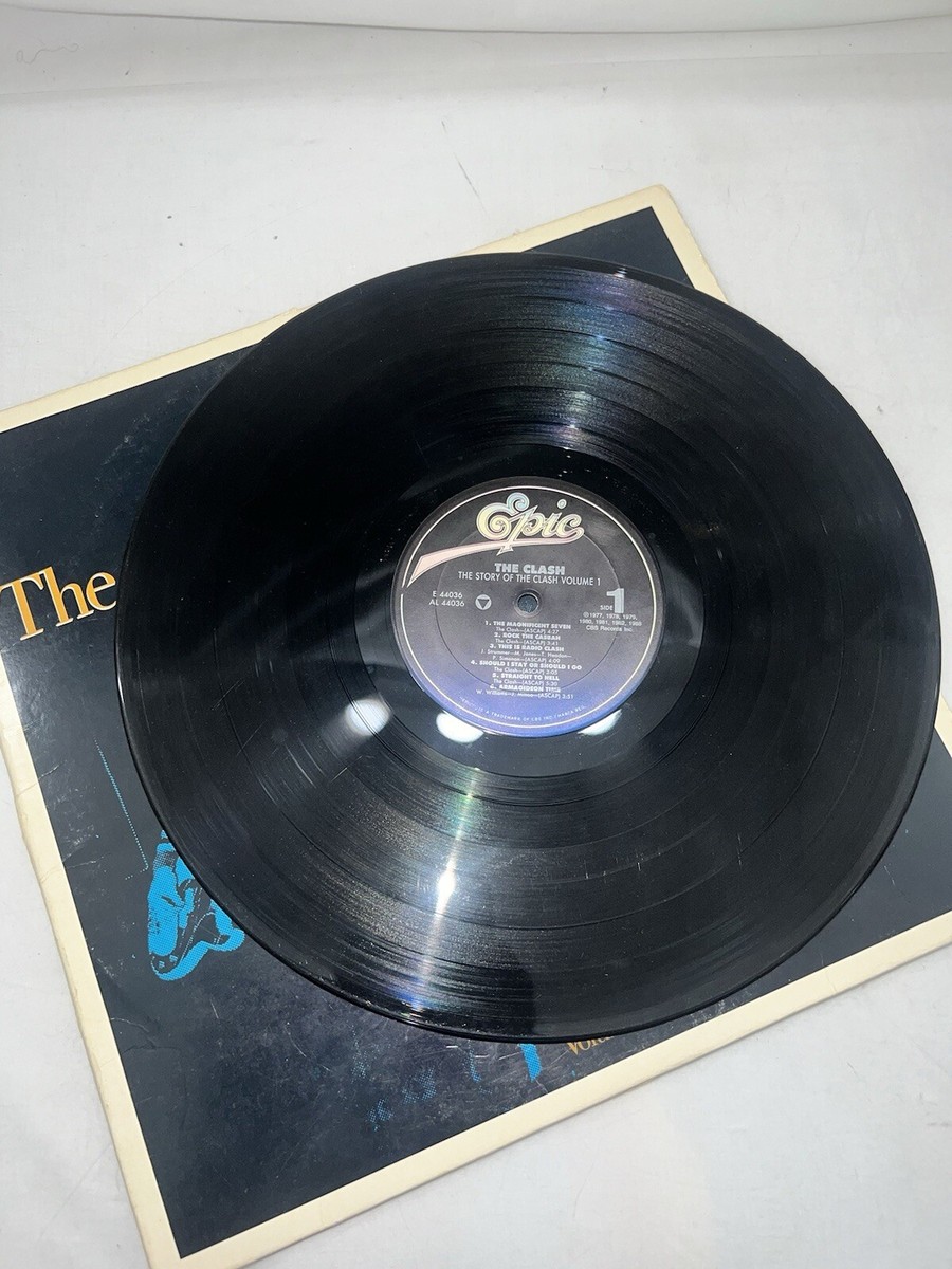 Clash The Story Of The Clash Volume 1 (1988) 2 LP Vinyl Blue