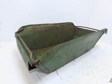Vintage Industrial Nestier Green Stackable Sheet Metal Storage Bin Tub (36)
