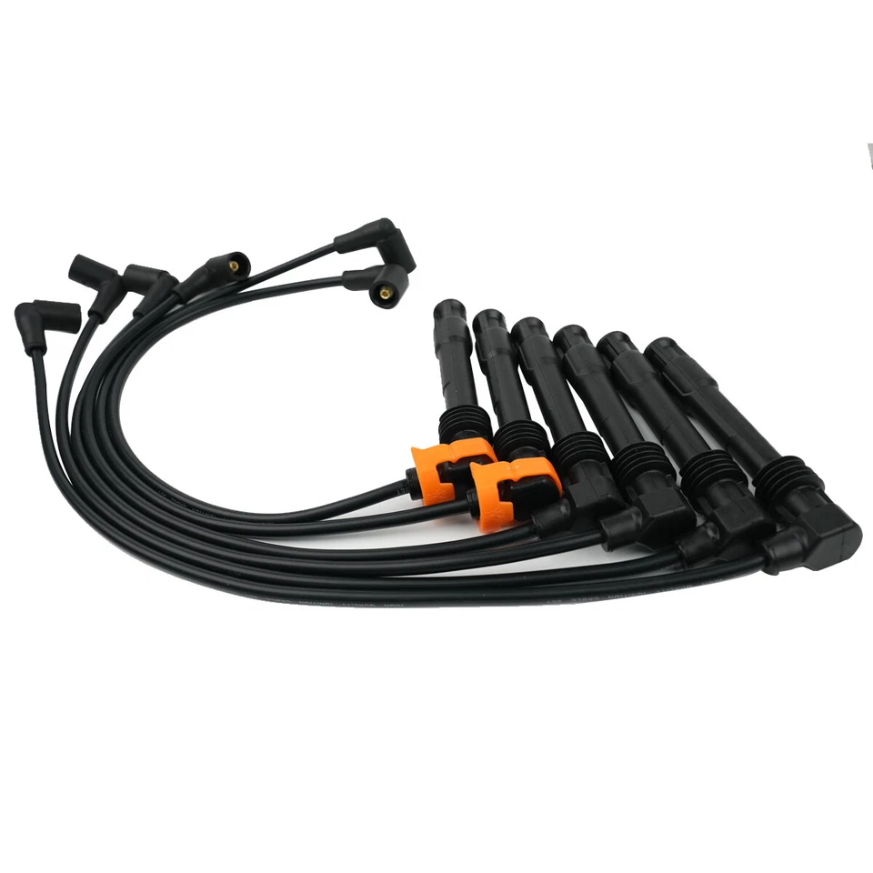 6 Spark Plug Wire Set for Volkswagen Passat Audi A4 A6 2.8L 671-6165 09485 57055 Foto 4 de 4