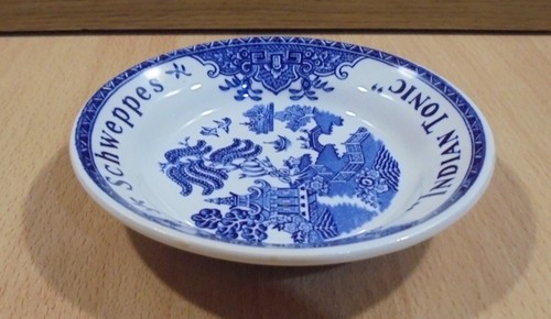 SCHWEPPES INDIAN TONIC ADVERTISIGN VTG CERAMIC PLATE / BOWL - Picture 5 of 10