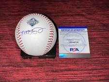 Michael Taylor Signed Official 2019 World Series Baseball Wash Nationals PSA/DNA