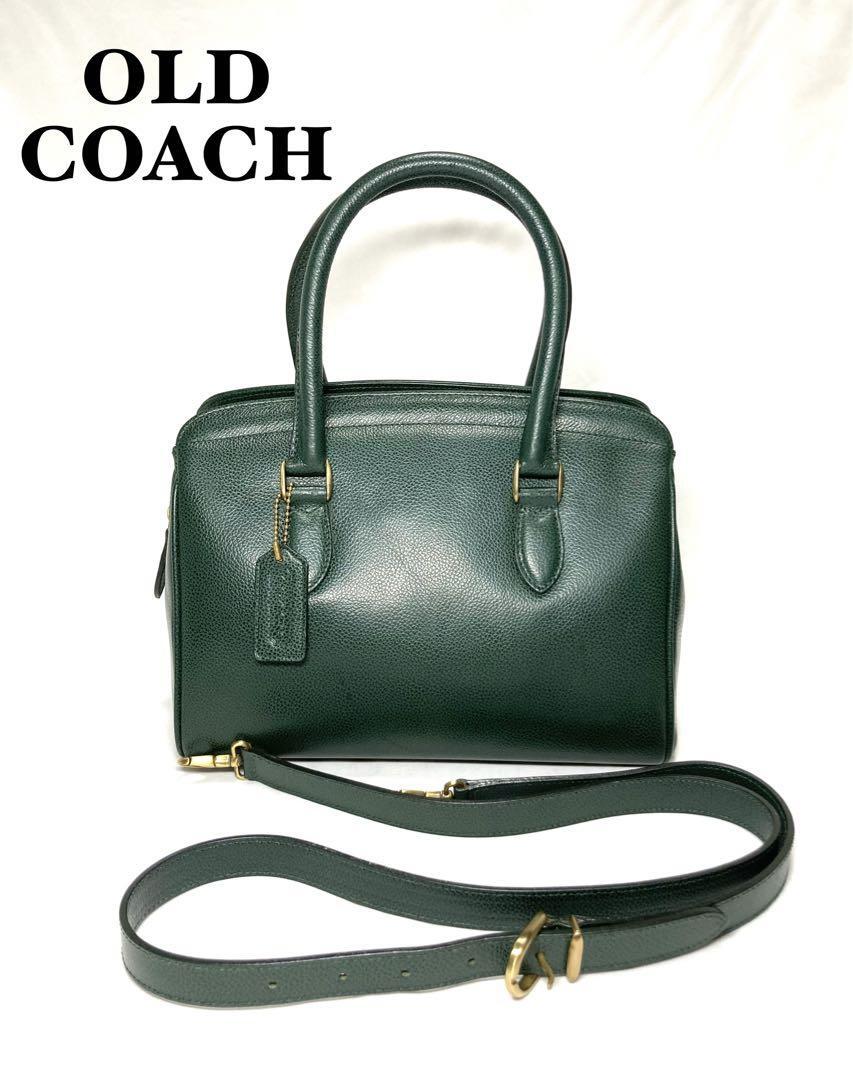 美品✨vintage coach old bag hand モスグリーン 美品✨vintage coach old bag hand モスグリーン - メルカリ