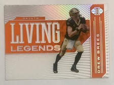 2020 Panini Illusions Football Living Legends Drew Brees Orange Acetate #LL6!