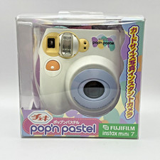 Fujifilm Instax Mini 7 Instant Camera "Pop'n Pastel" Cheki Card Size From Japan