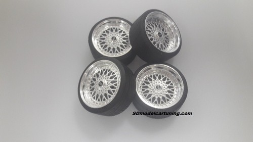 Ruedas de ajuste a escala 1:18 BBS RS 16 PULGADAS CON logotipos de ruedas ¡ahora incluidos!, ¡NUEVAS!¡! - Imagen 2 de 12