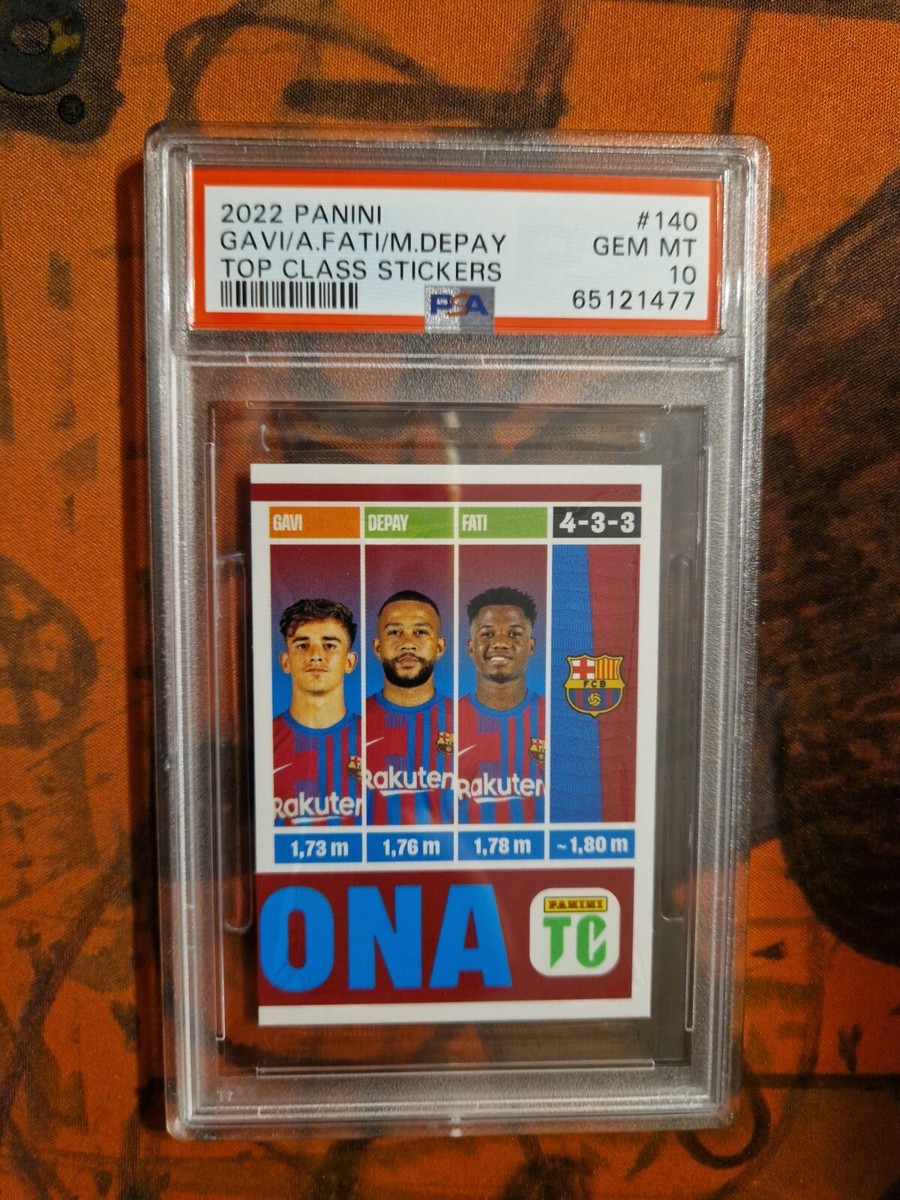 GAVI 2022 Panini TOP CLASS Album Stickers Soccer ROOKIE #140