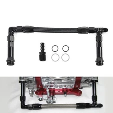 For 4150 Holley Carburetor 6AN Braided Dual Feed Carb Fuel Line Double Pump 