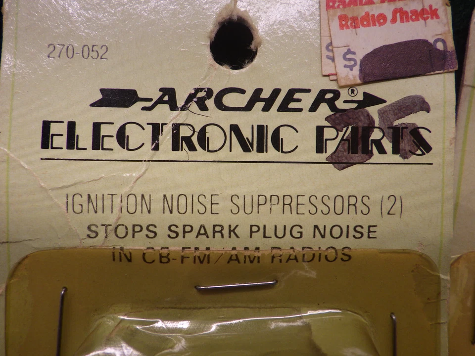 NOS Radio Shack electronics Auto spark plug ignition noise filters Lot of 4 - Image 3 of 4