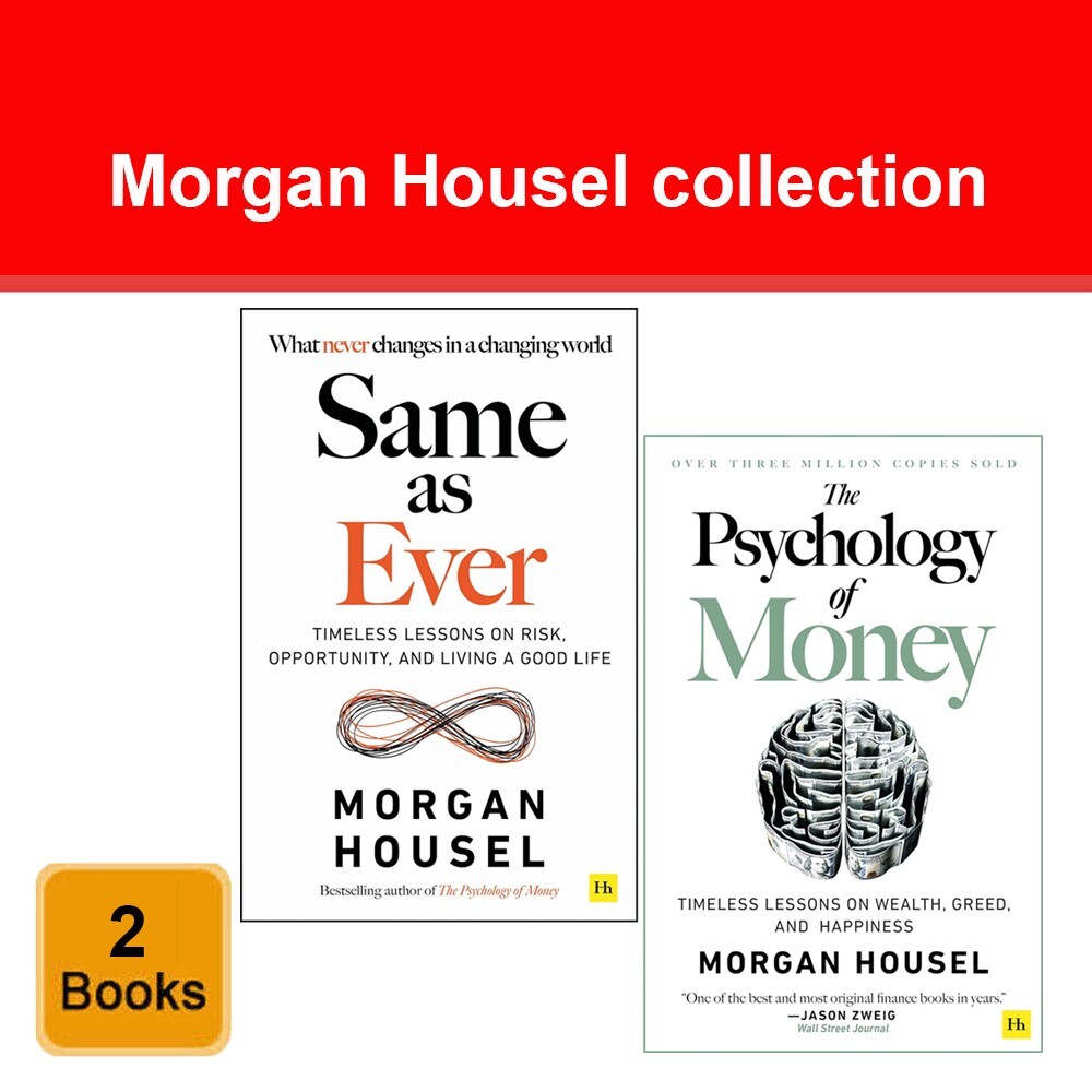 Morgan Housel Collection 2 Books Set Same as Ever, The Psychology of Money