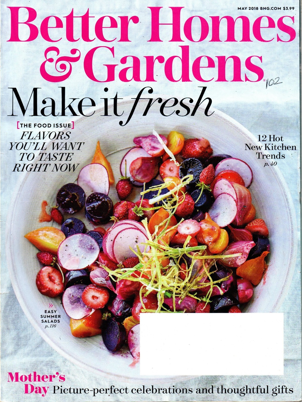 Better Homes & Gardens Magazine May 2018 Flavors You'll Want to Taste Right Now