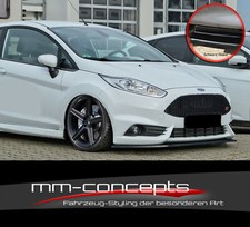 CUP Spoilerlippe SCHWARZ für Ford Fiesta ST JA8 MK7 Frontspoiler Schwert ABE