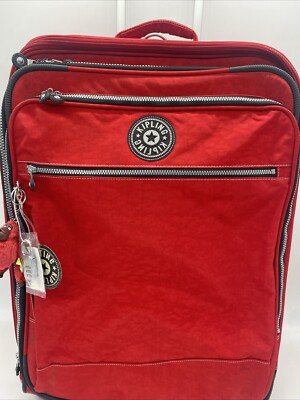 Kipling 24”expandable Rolling Suitcase WL2408 Red 24”x17”x11” | eBay