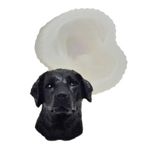 fondant black labrador
