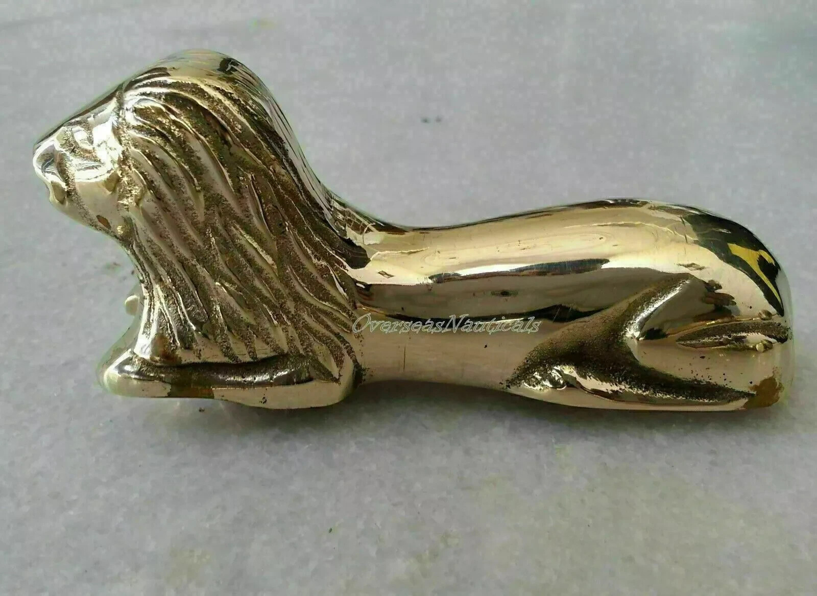 handle for walking stick cane solid brass handle … - image 3