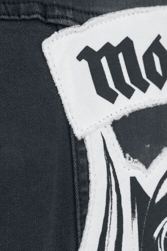 Motorhead Jacket Heavy Metal Band Black Denim Jean Jacket Hoodie Motörhead - Picture 6 of 8