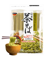 J-Basket Japanese Green Tea Soba Noodles 22.57oz/ 640g 2-3 Days Free Shipping